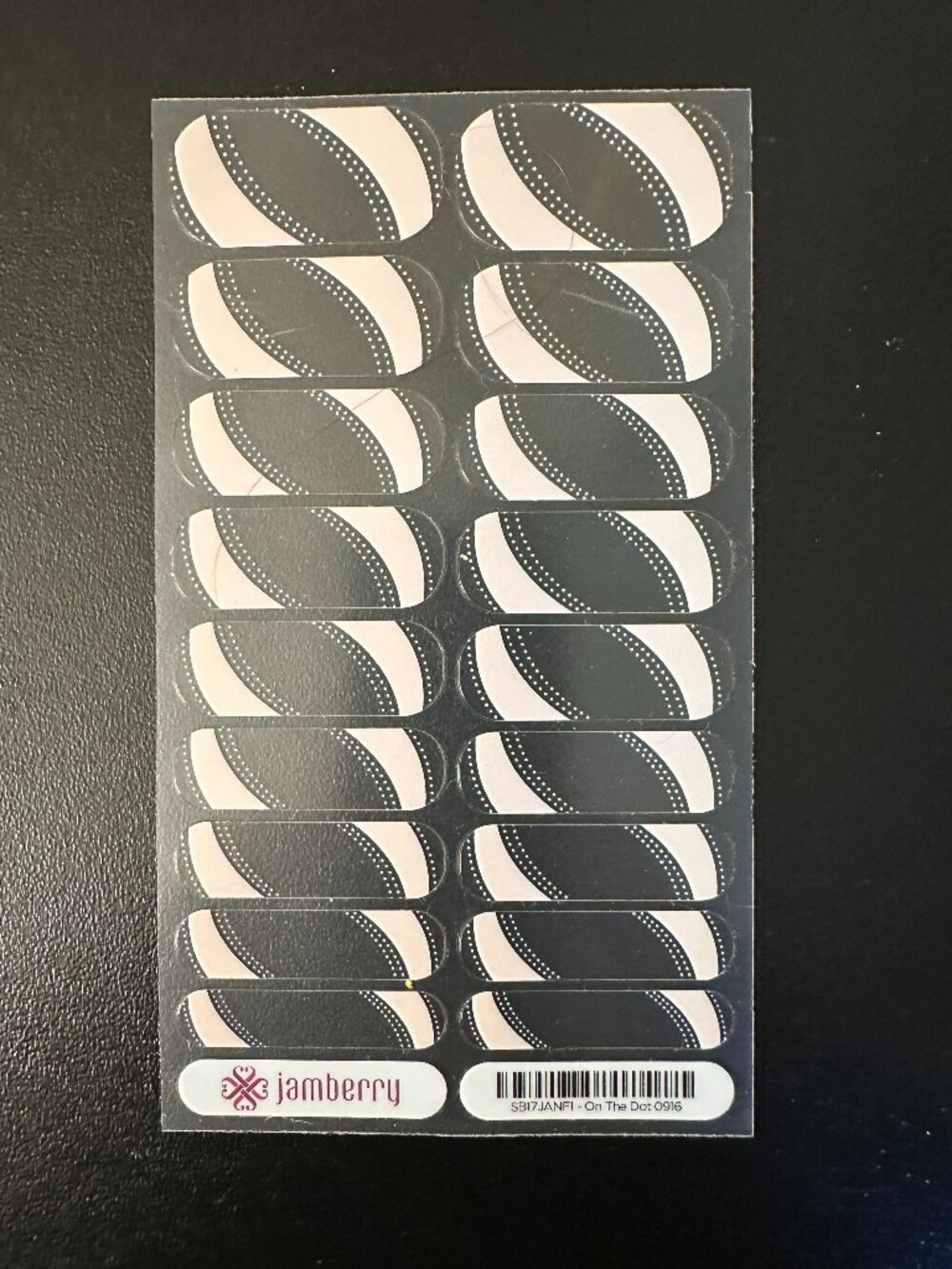 💅Hard to Find Jamberry Nail Wrap, Transparency Overlay in Two-Tone, Art Deco💅